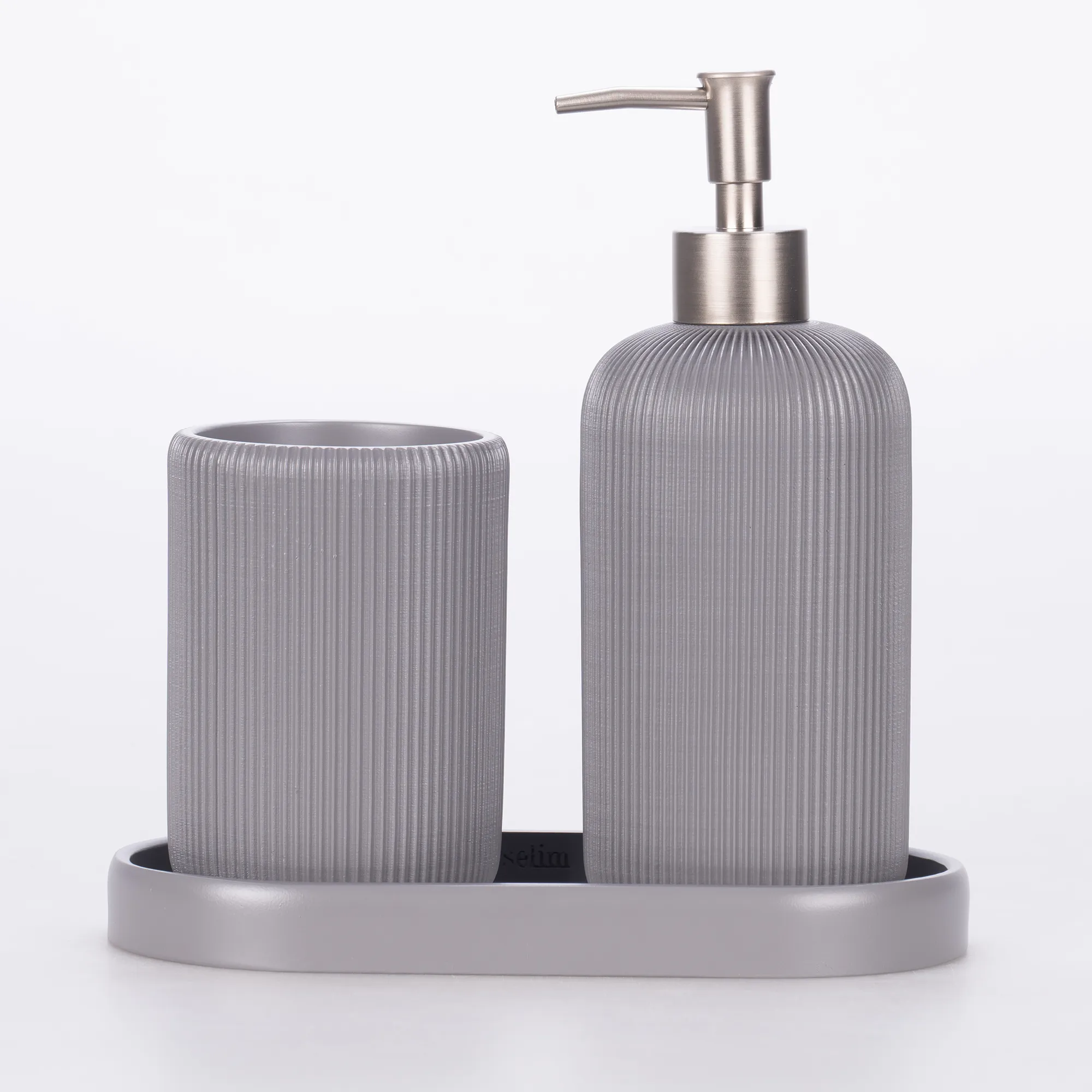 Lydia Banyo Seti Gri