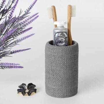 Natural Diş Fırçalık Gri