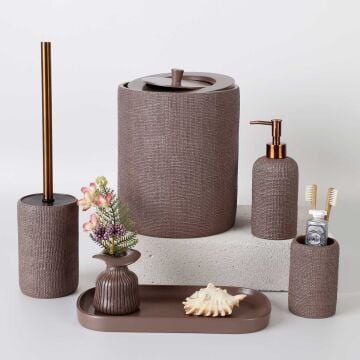 Natural Banyo Seti Taupe