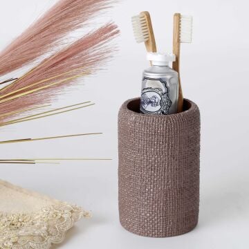 Natural Diş Fırçalık Taupe