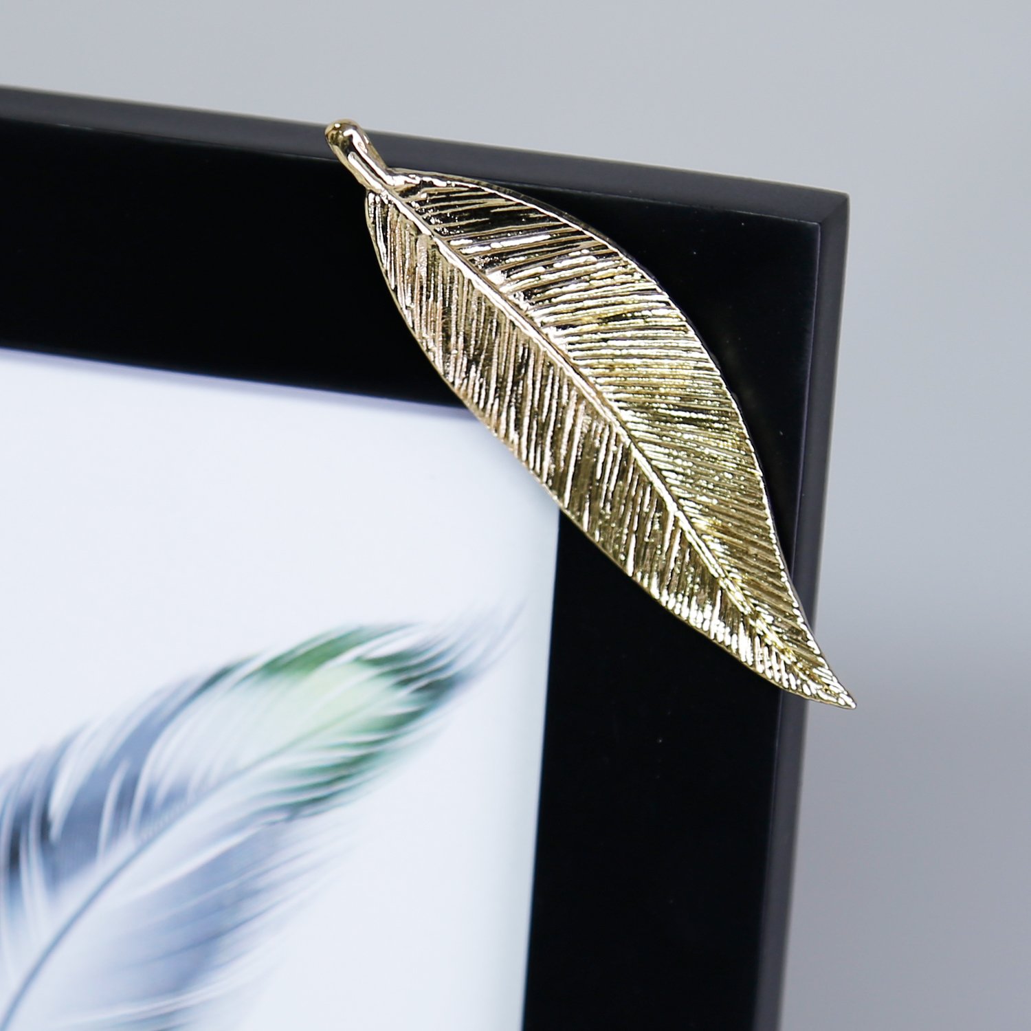 15x20 Leaf Frame Black Gold