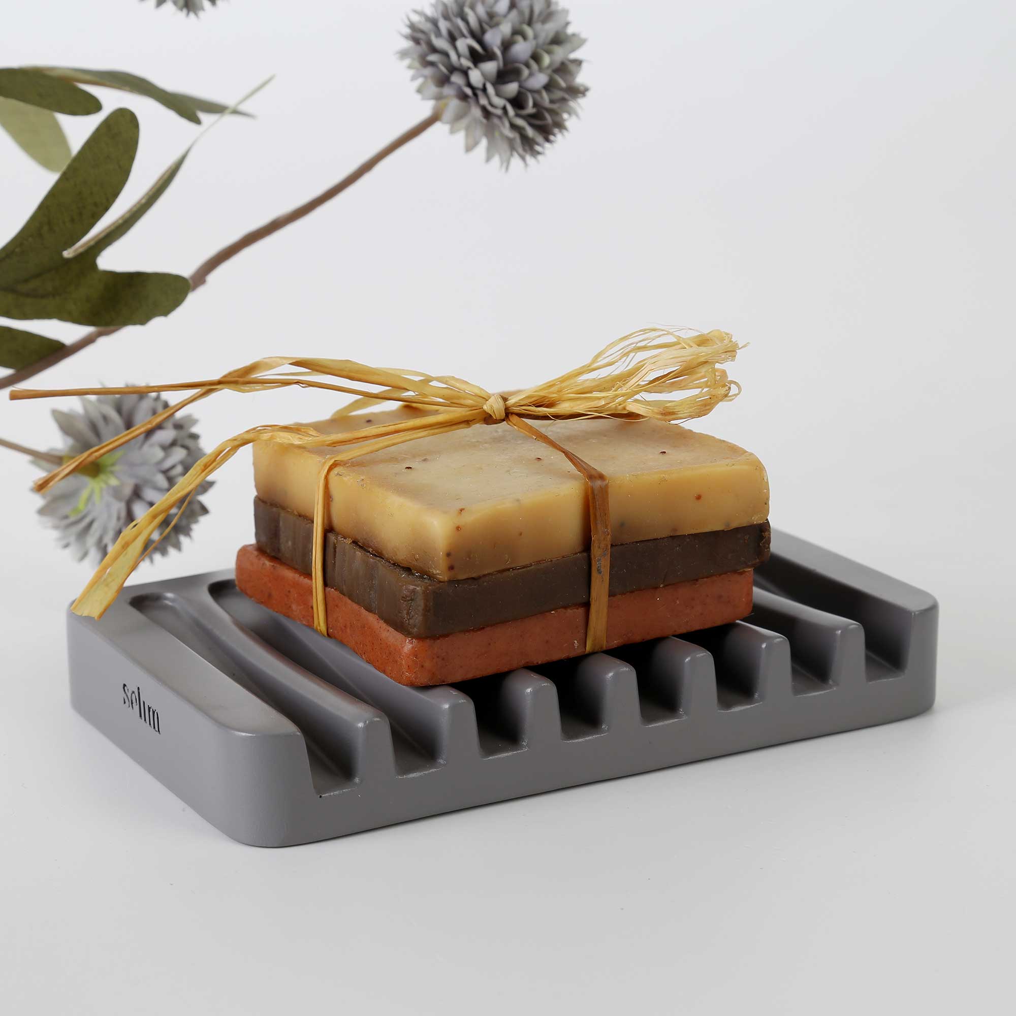 Smooth Katı Sabunluk Gri
