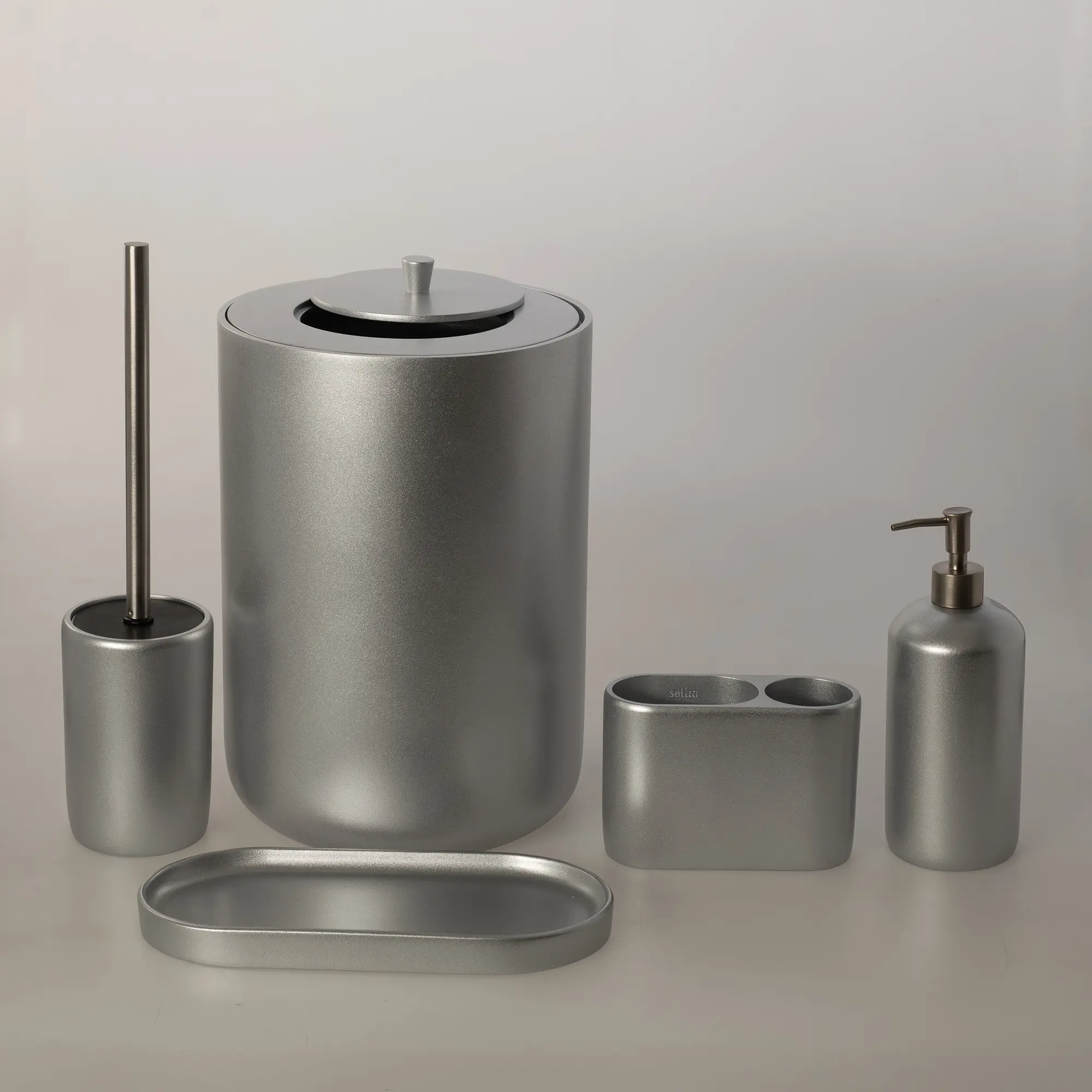 Maxi Banyo Seti Gümüş