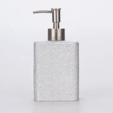 Linen Sıvı Sabunluk Gümüş