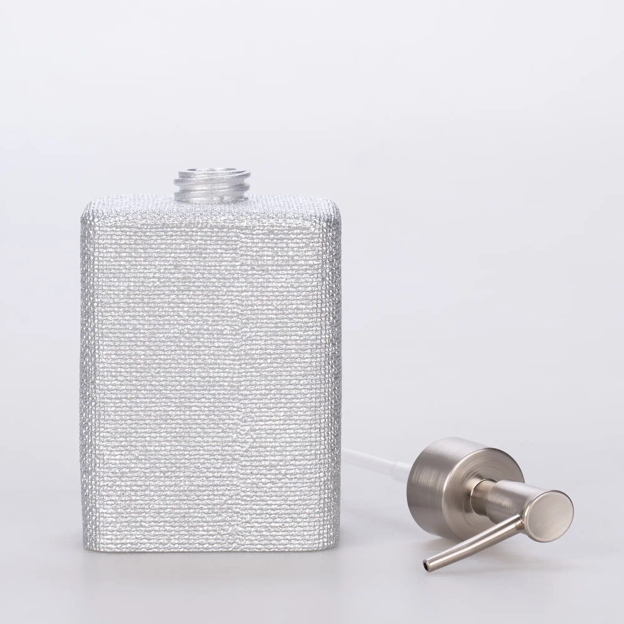 Linen Sıvı Sabunluk Gümüş