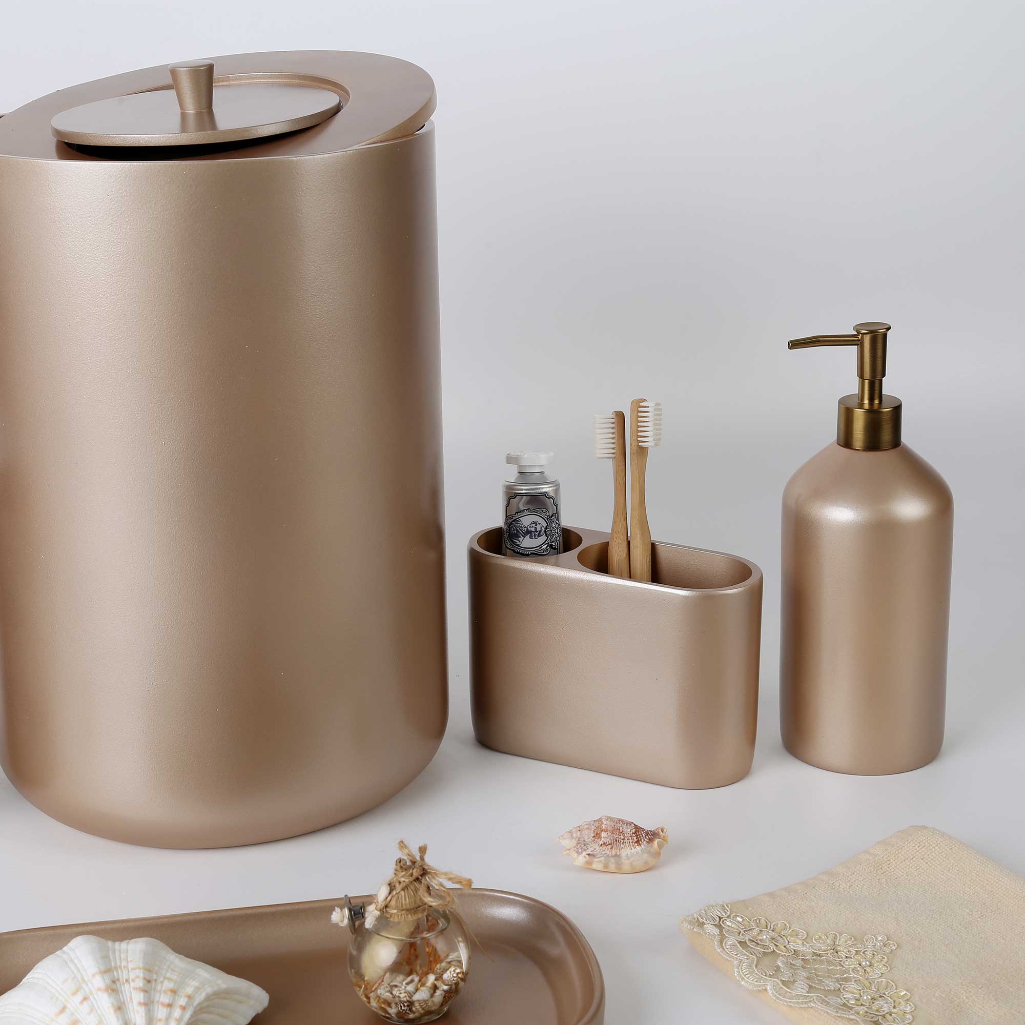Luxe Banyo Seti Vizon