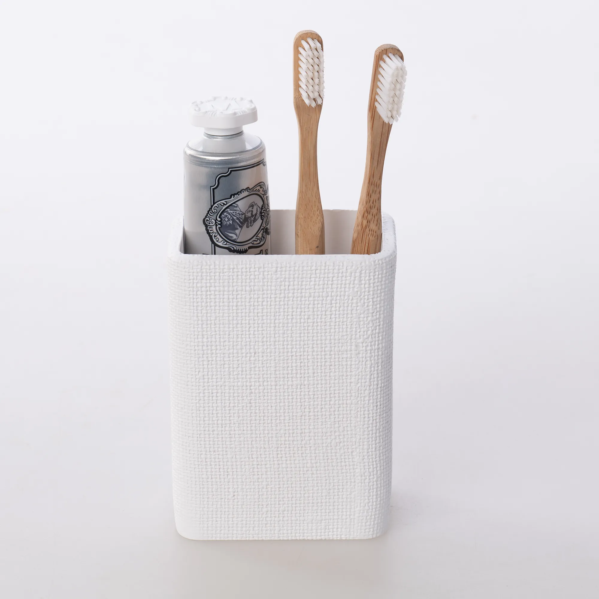 Linen Diş Fırçalık Beyaz