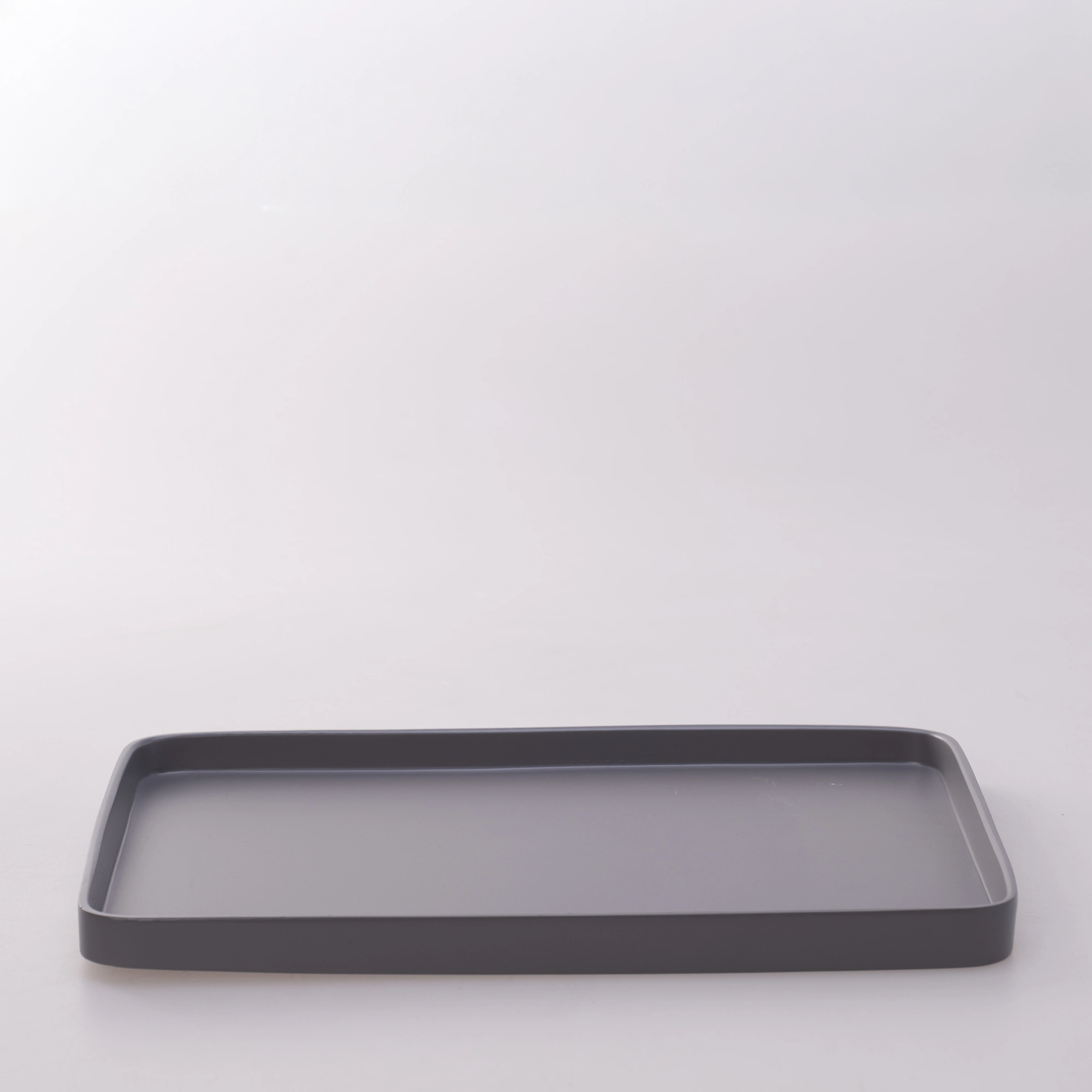 Victoria Dikdörtgen Tepsi Büyük Gri