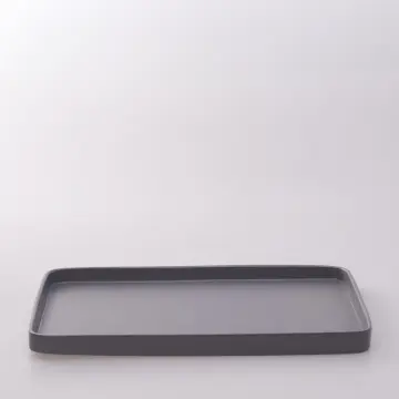 Victoria Dikdörtgen Tepsi Büyük Gri