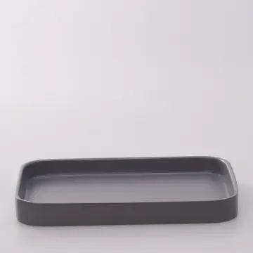 Victoria Dikdörtgen Tepsi Küçük Gri