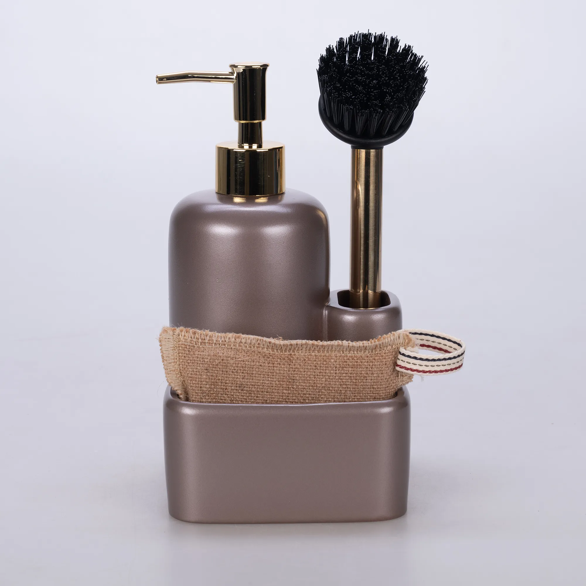 Leonis Fırçalı Sıvılı Süngerlik Taupe