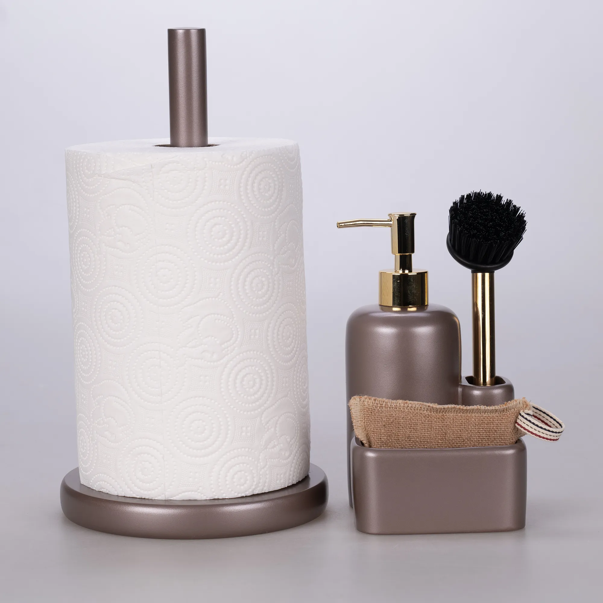 Leonis Fırçalı Sıvılı Süngerlik Taupe