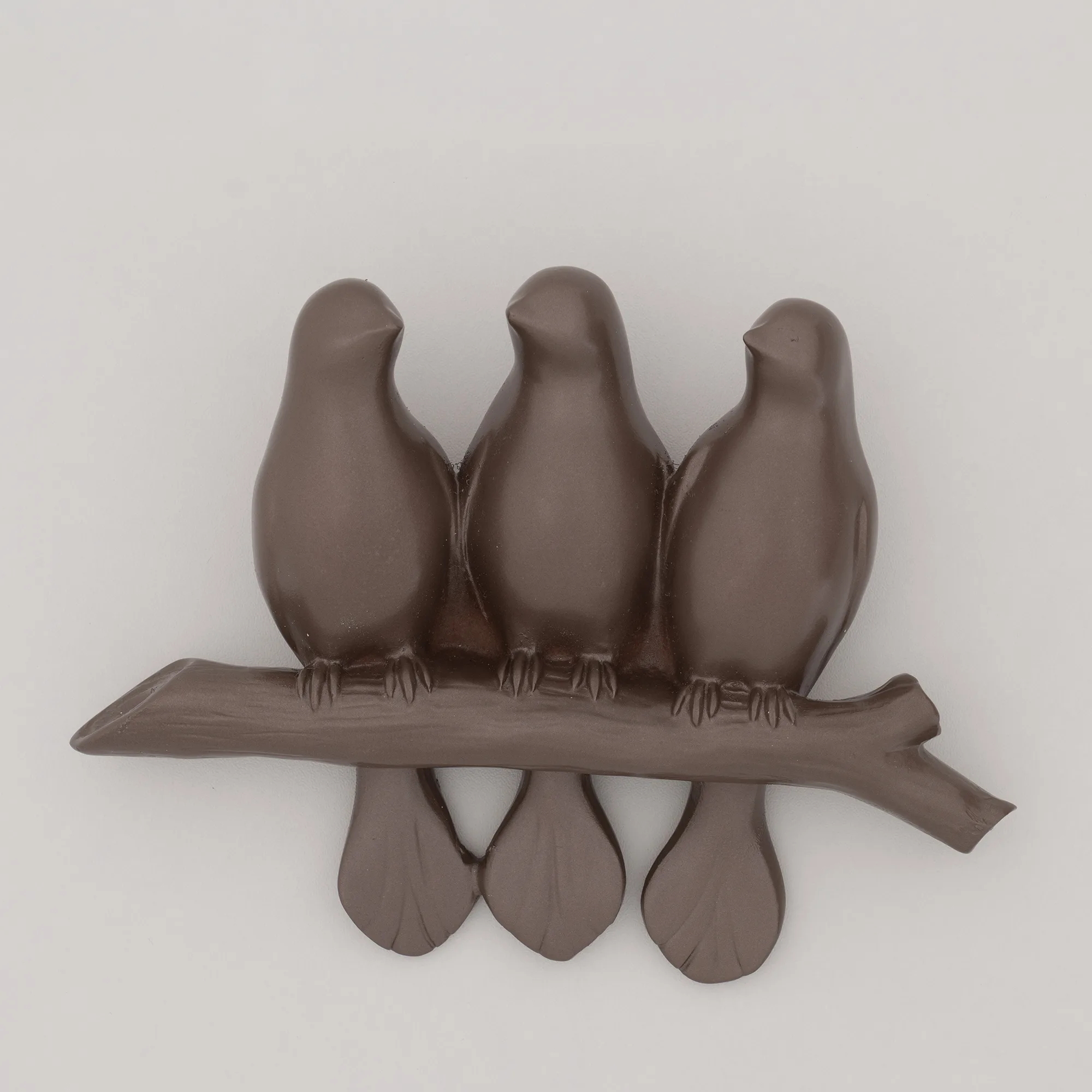 Mary 3'lü Dekoratif Kuş Taupe