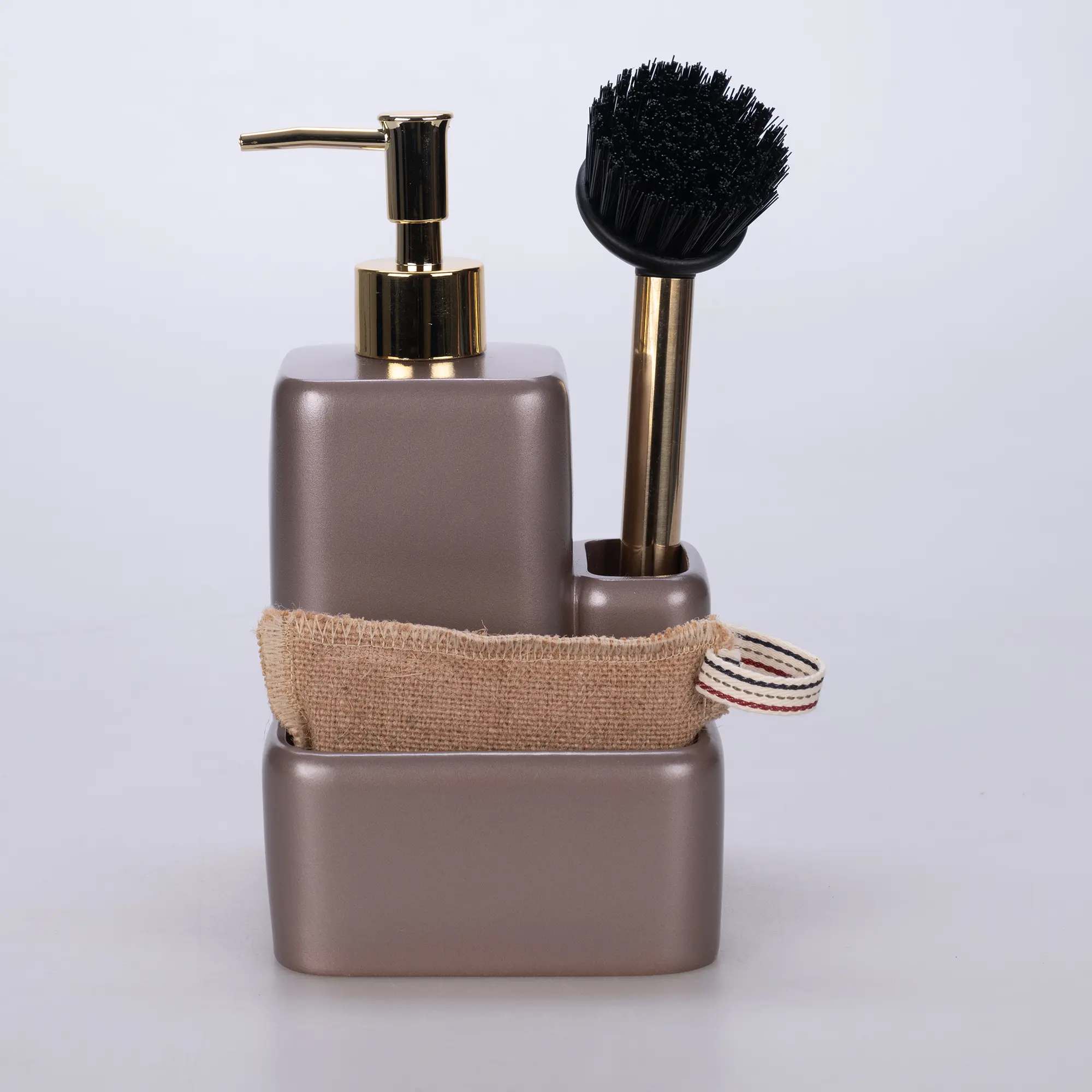 Marley Fırçalı Sıvılı Süngerlik Taupe