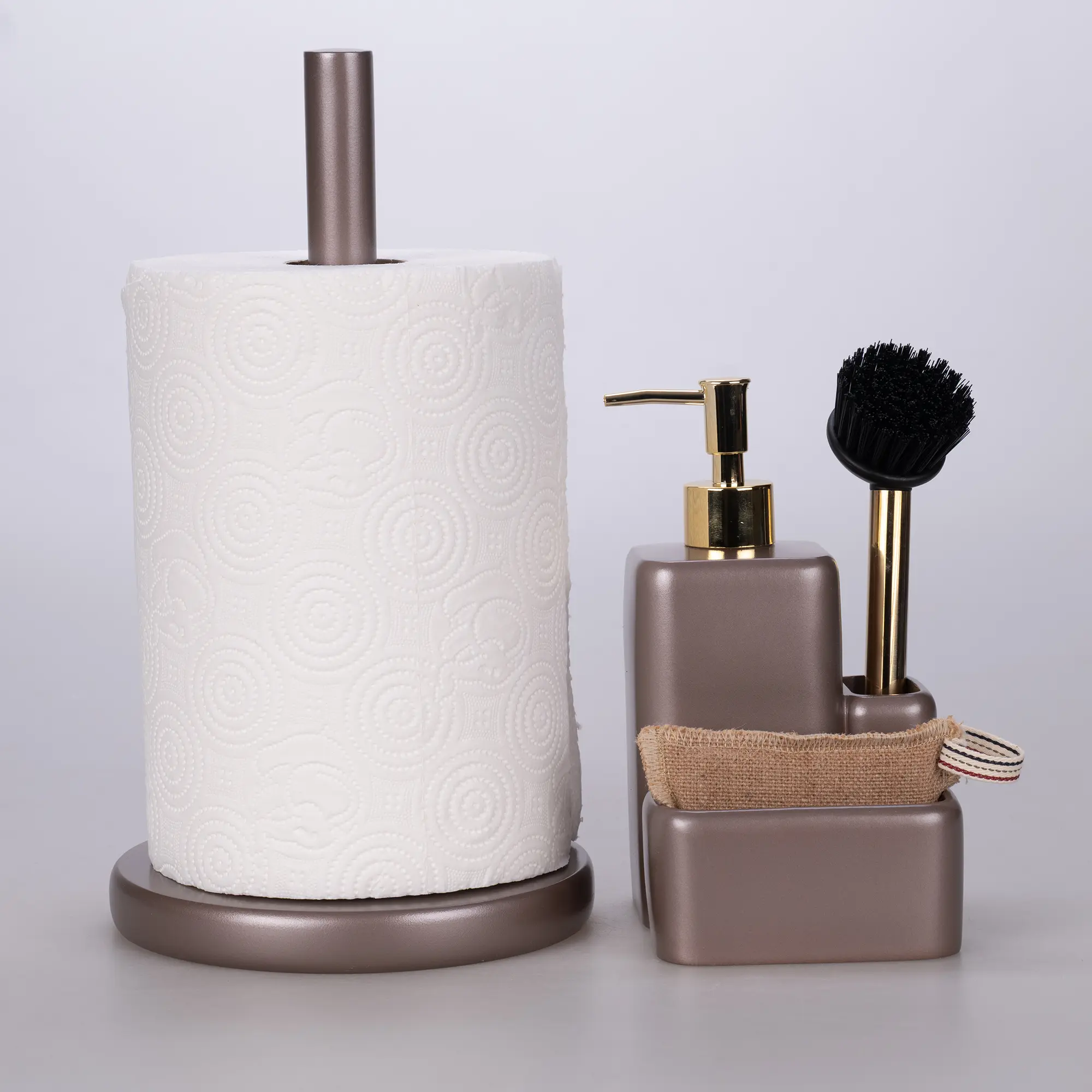 Marley Fırçalı Sıvılı Süngerlik Taupe