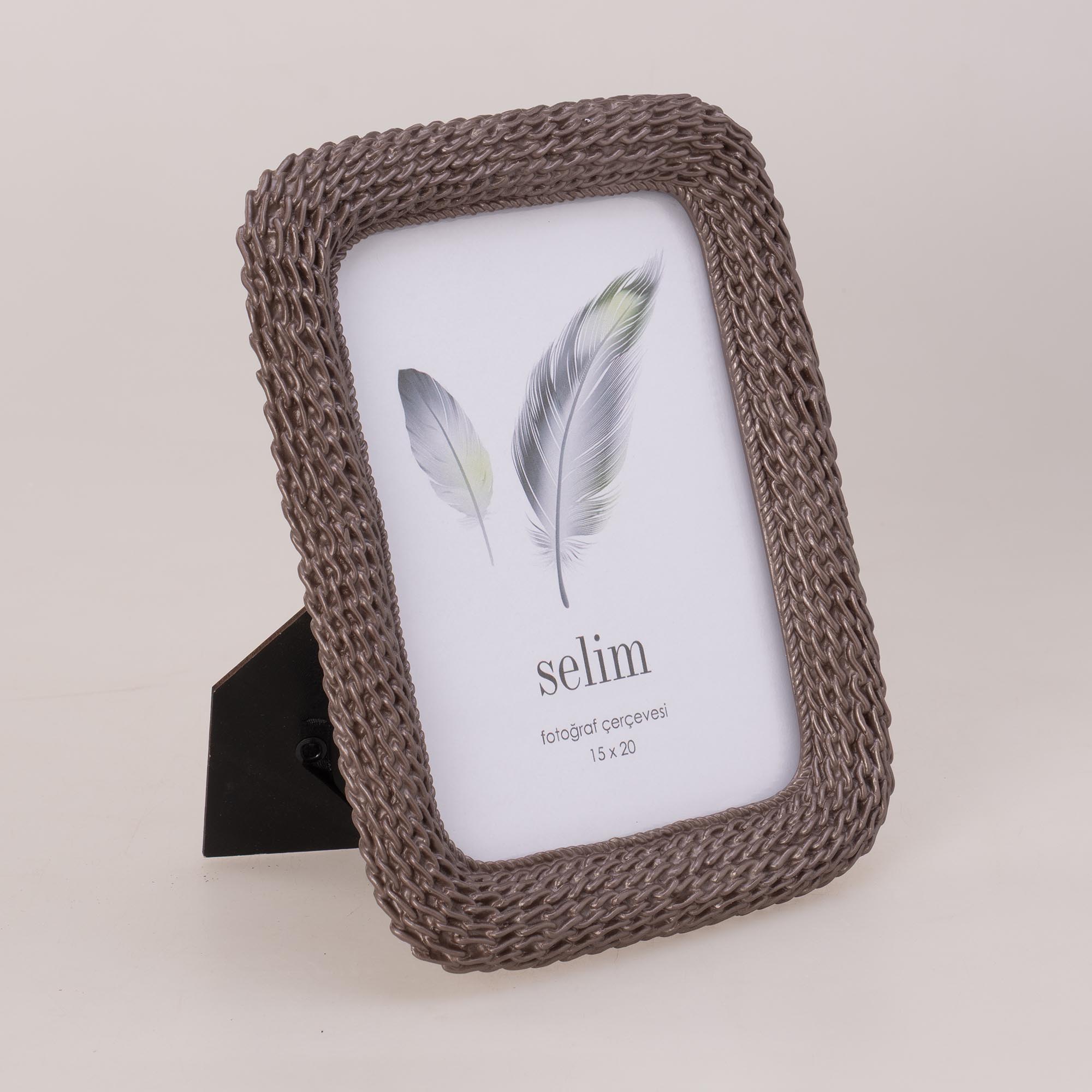 15x20 Chain Çerçeve Taupe
