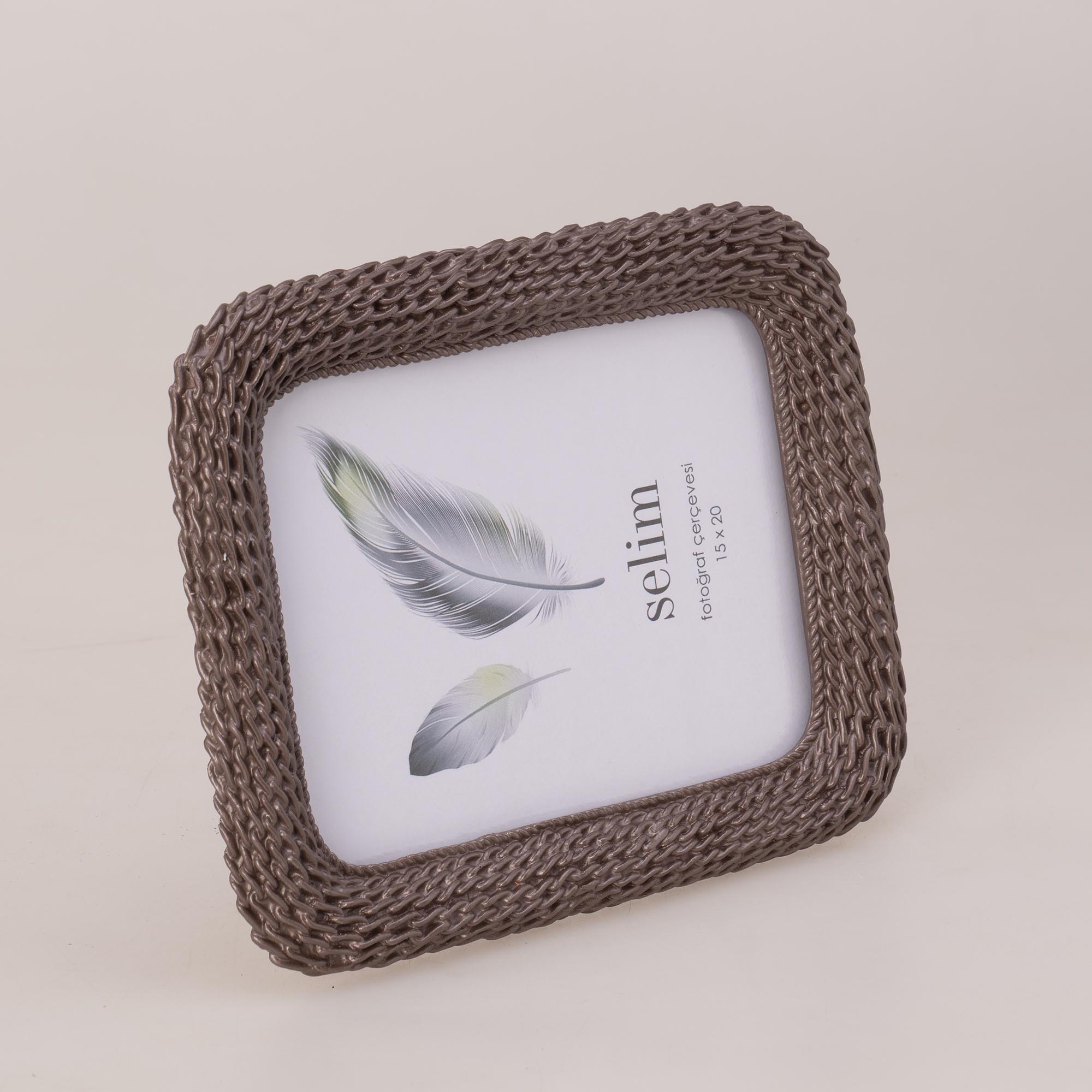 15x20 Chain Çerçeve Taupe