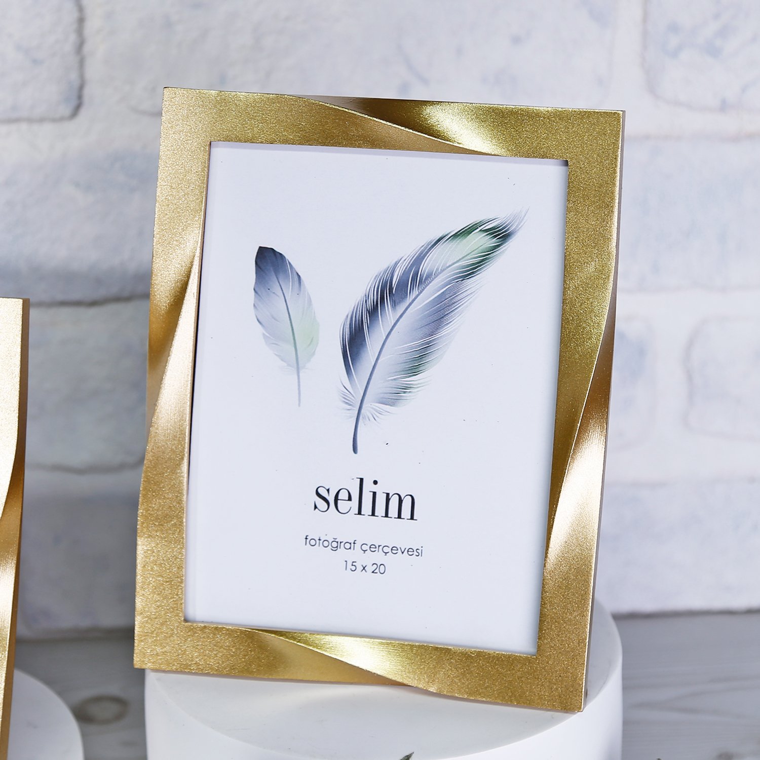 15x20 Curved Çerçeve Altın
