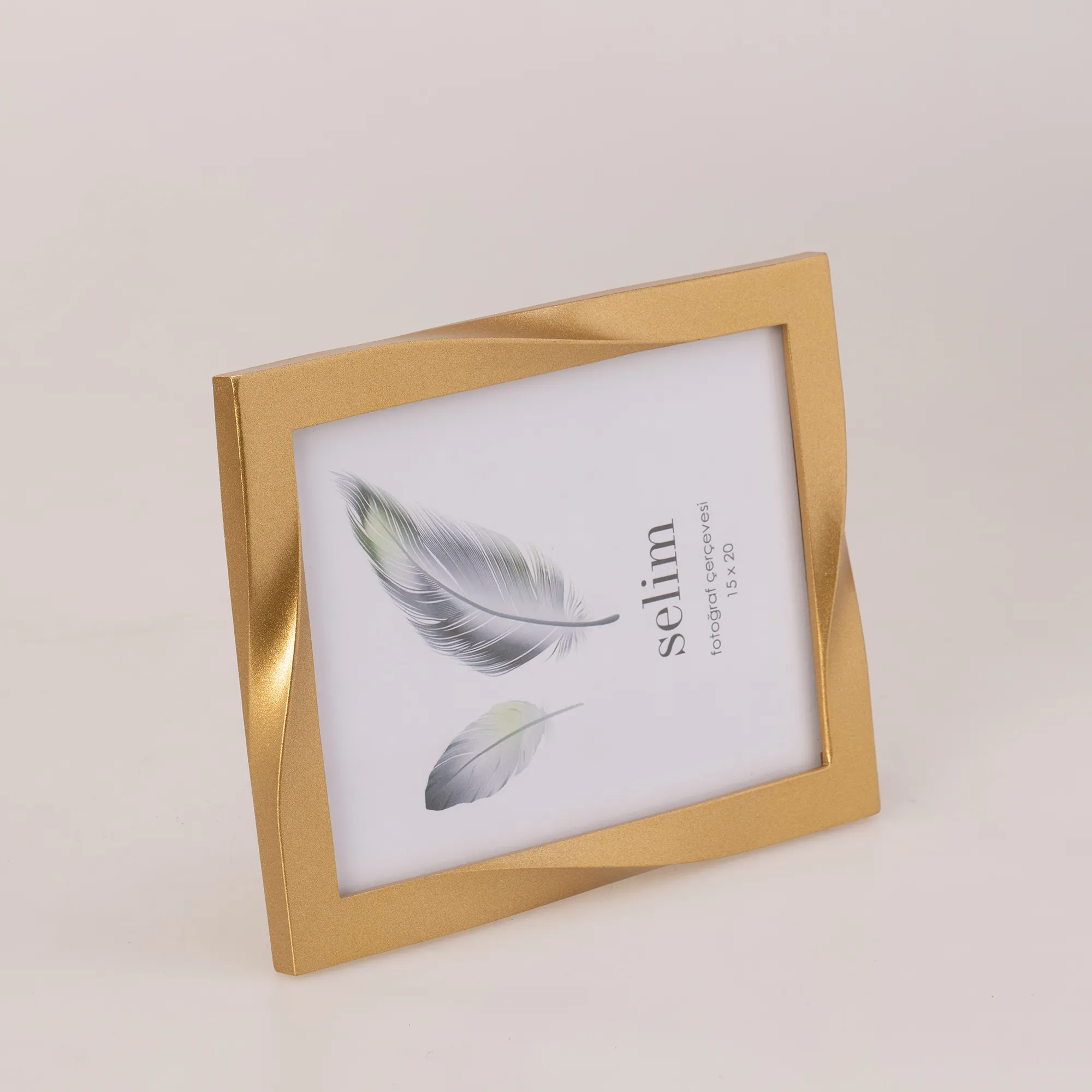 15x20 Curved Çerçeve Altın