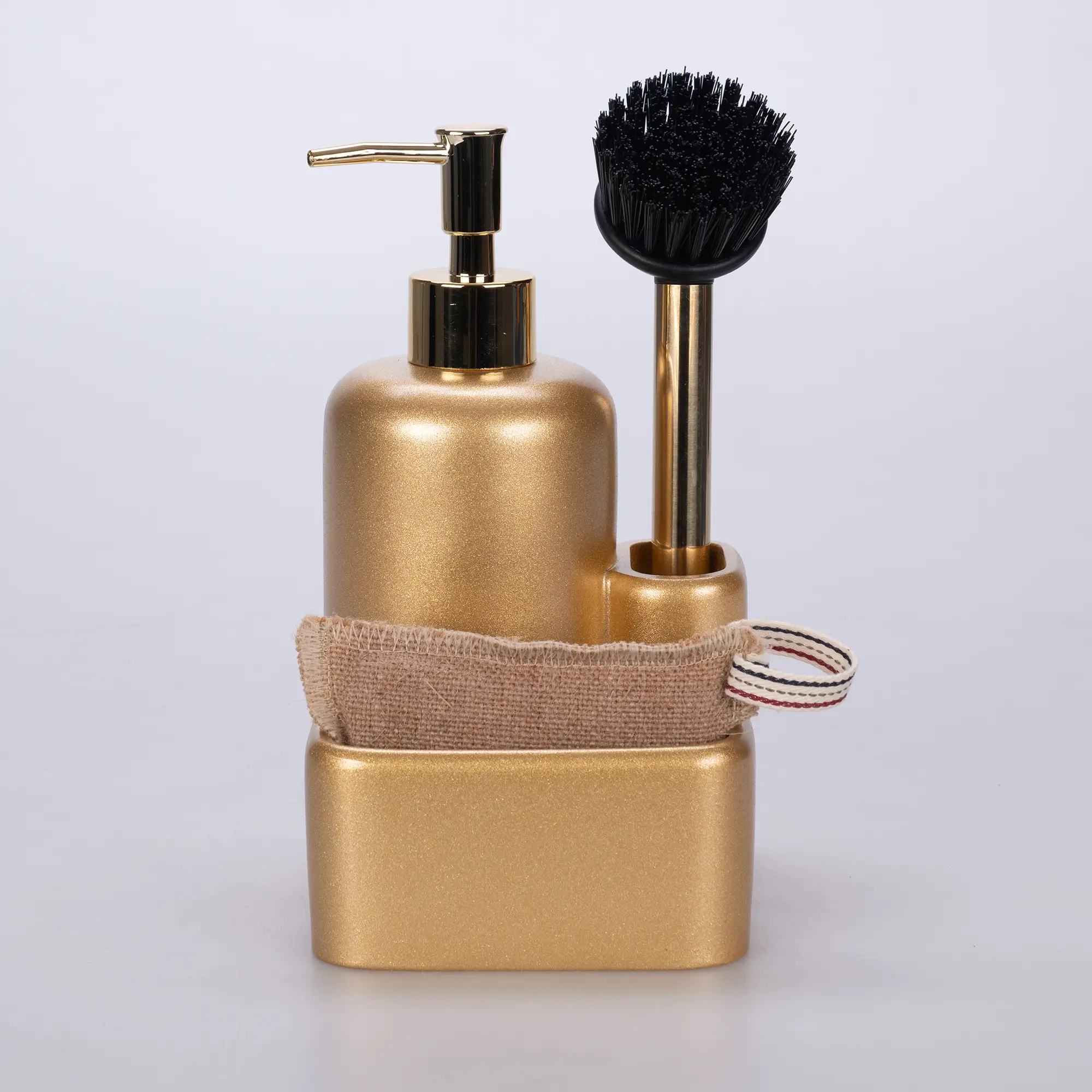 Leonis Brushed Liquid Sponge Holder Gold