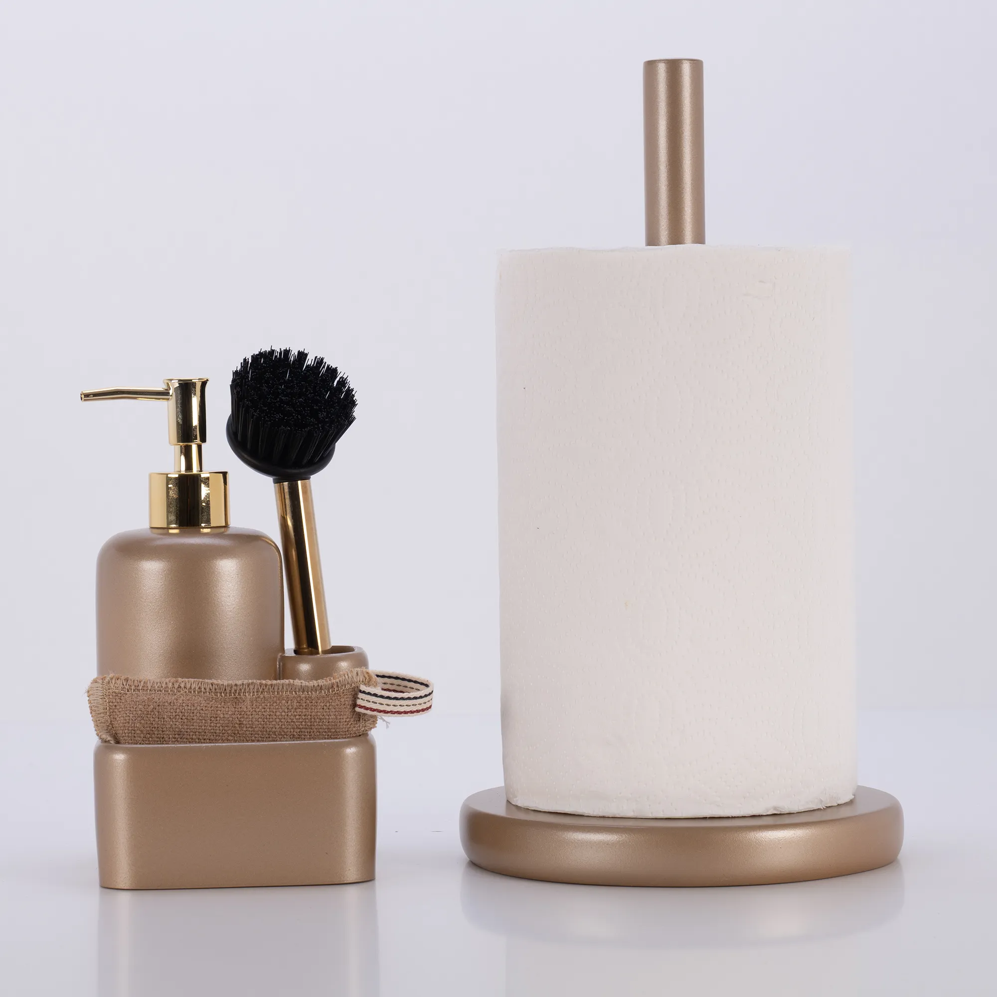 Leonis Fırçalı Sıvılı Süngerlik Vizon