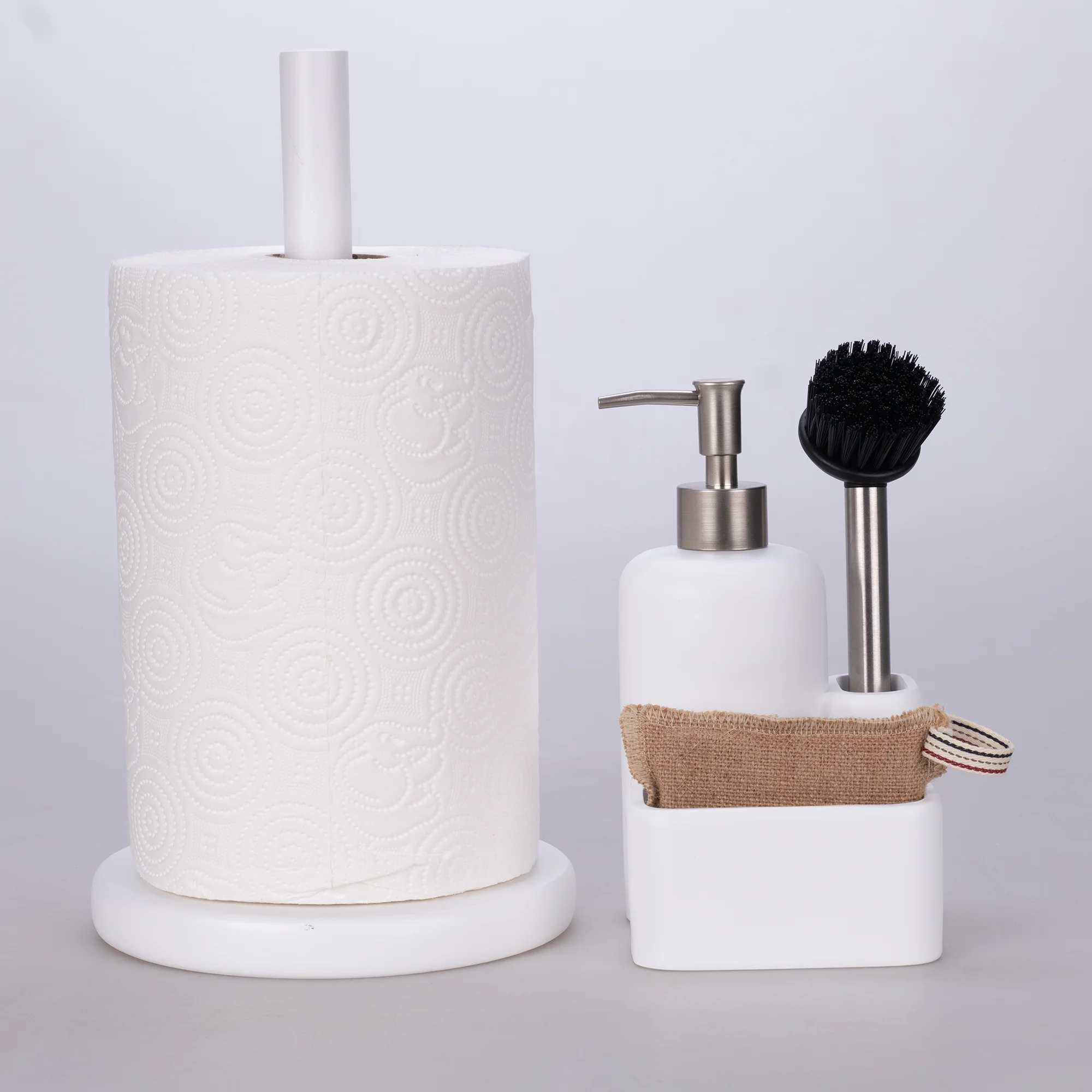 Leonis Fırçalı Sıvılı Süngerlik Beyaz