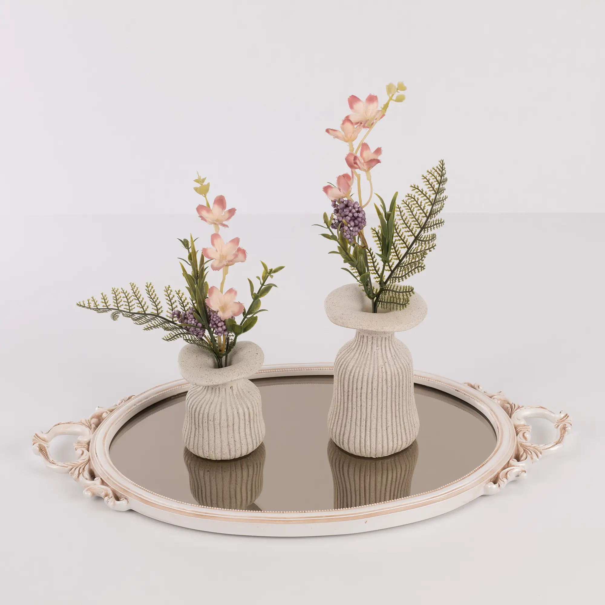 Tepsi Ahsen Aynalı İnci