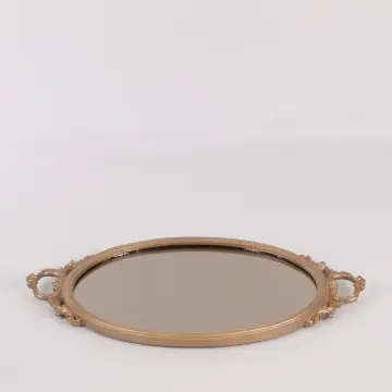 Ahsen Aynalı Tepsi Vizon