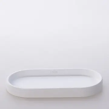 Tiny Oval Tepsi Beyaz