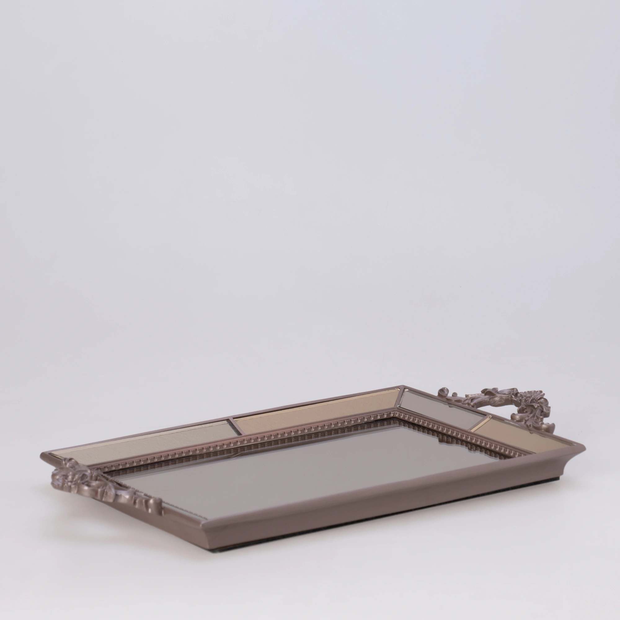 Julia  Aynalı Tepsi Taupe