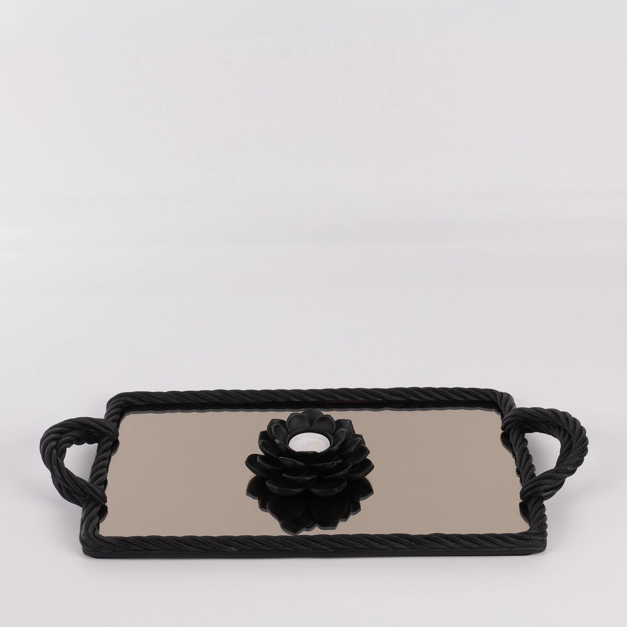 Nexus Aynalı Tepsi Siyah