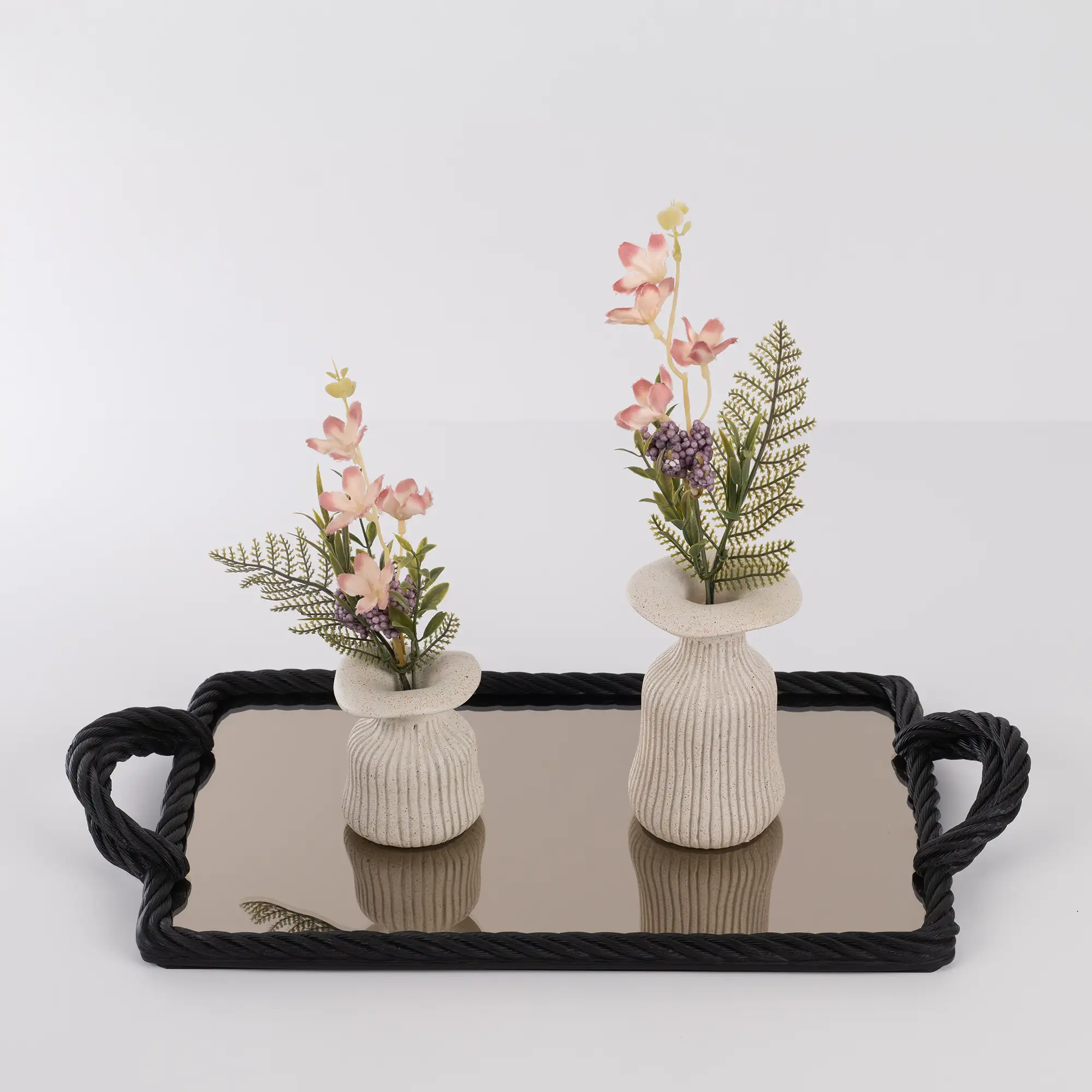 Nexus Aynalı Tepsi Siyah