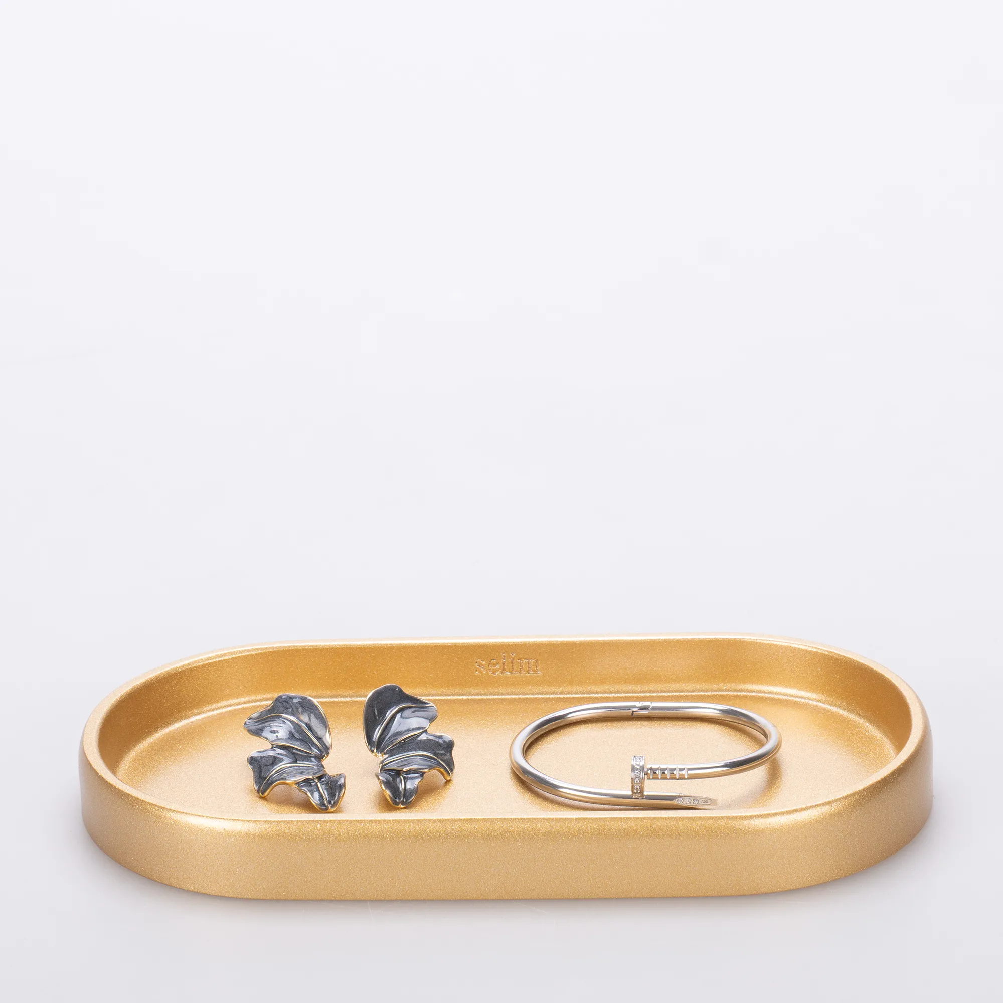 Tiny Oval Tepsi Altın