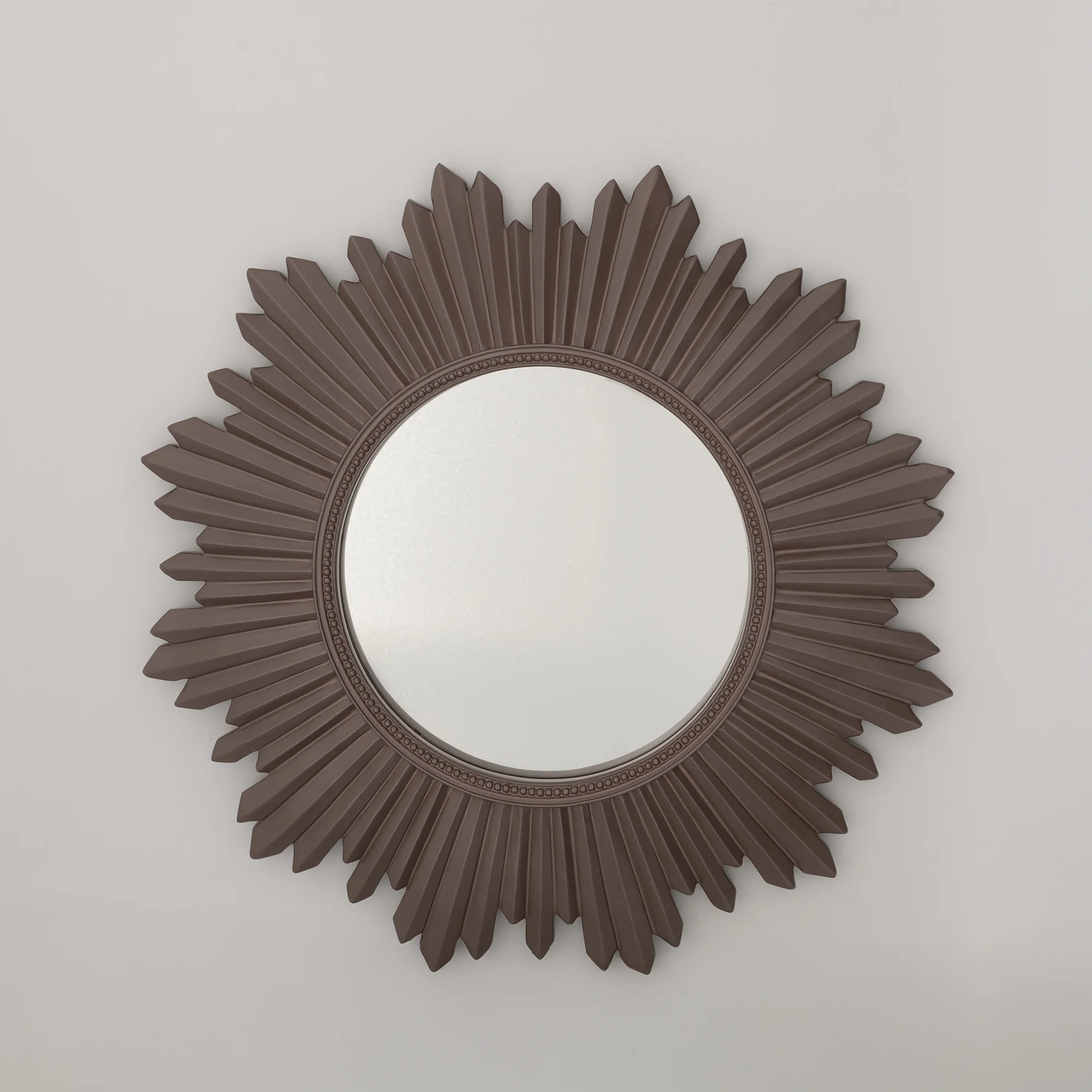 Armanda Yuvarlak Ayna Taupe