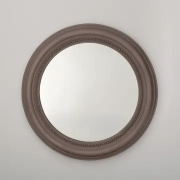Round Yuvarlak Ayna Taupe