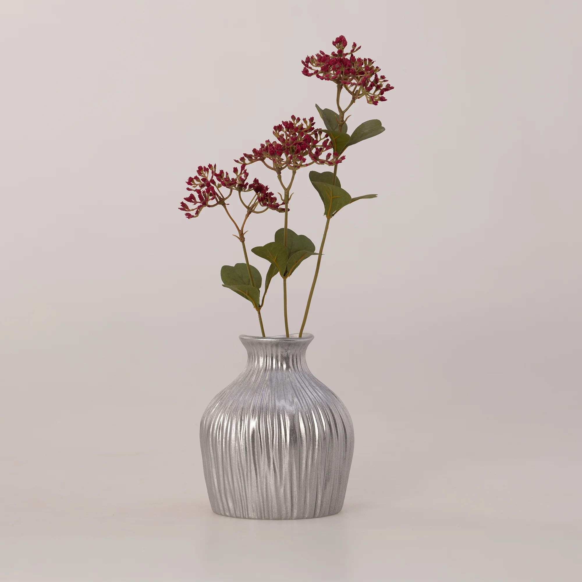 Dublin Küçük Vazo Gümüş