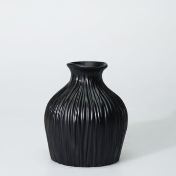 Dublin Küçük Vazo Siyah