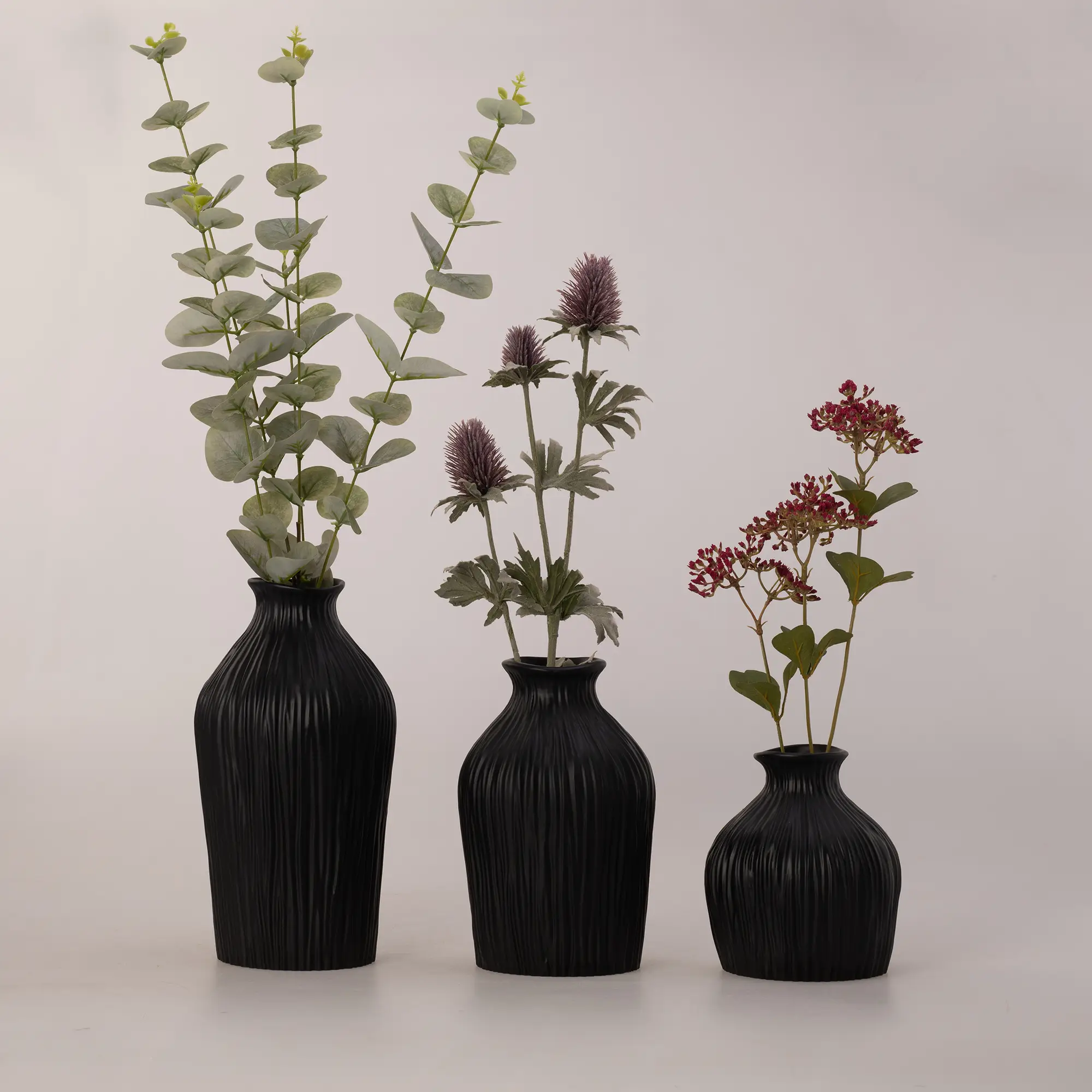 Dublin Büyük Vazo Siyah