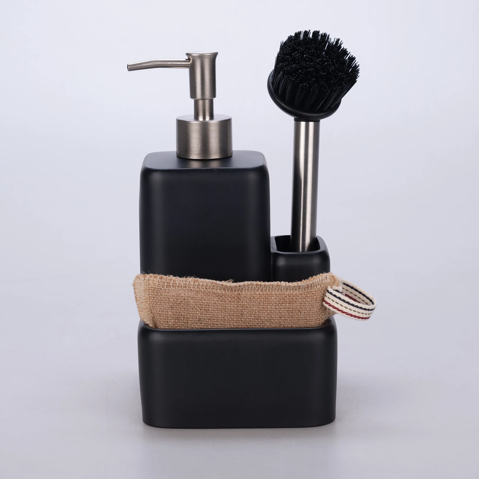 Marley Fırçalı Sıvılı Süngerlik Siyah