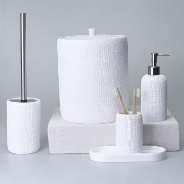 Natural Banyo Seti Beyaz