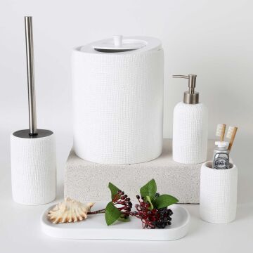Natural Banyo Seti Beyaz
