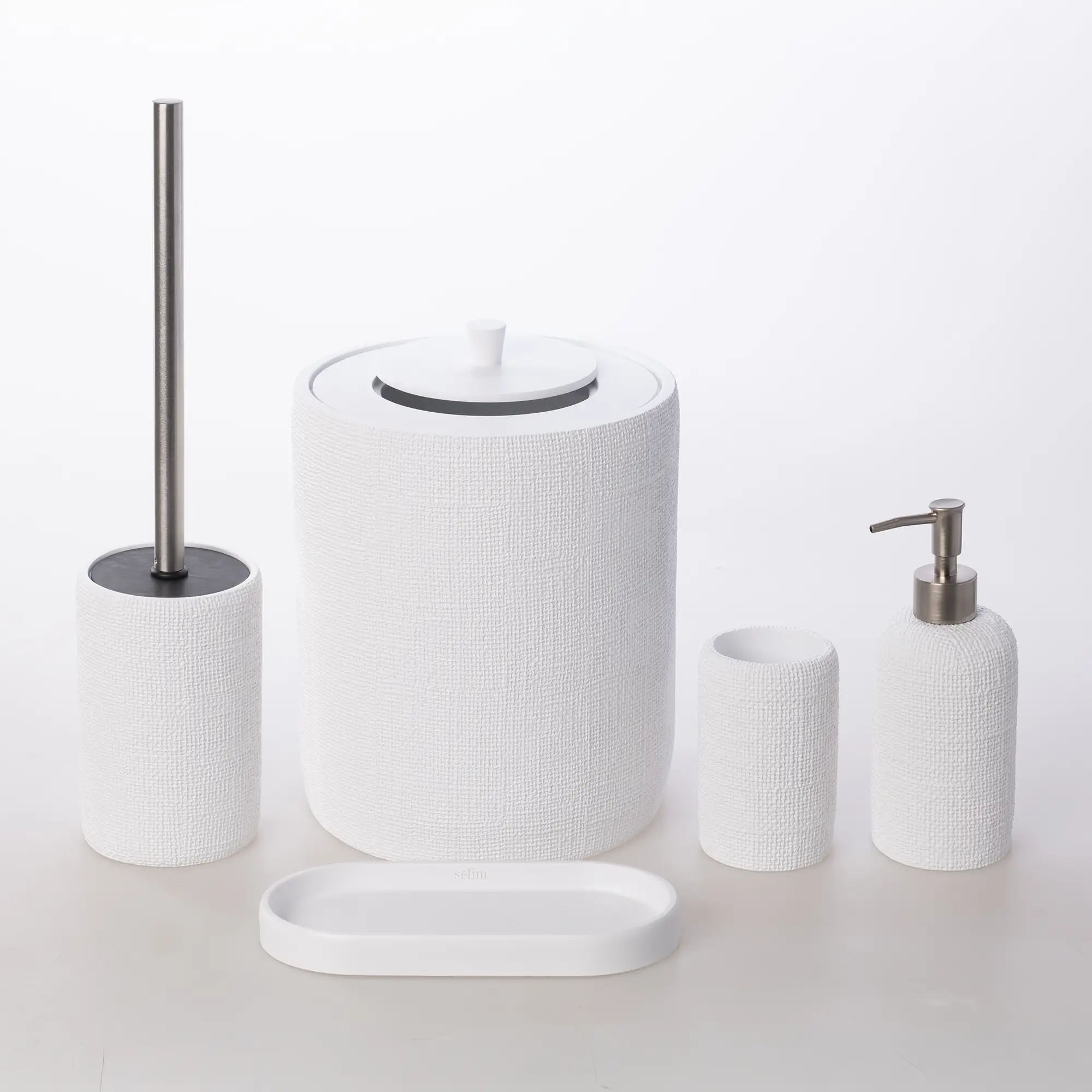 Natural Banyo Seti Beyaz