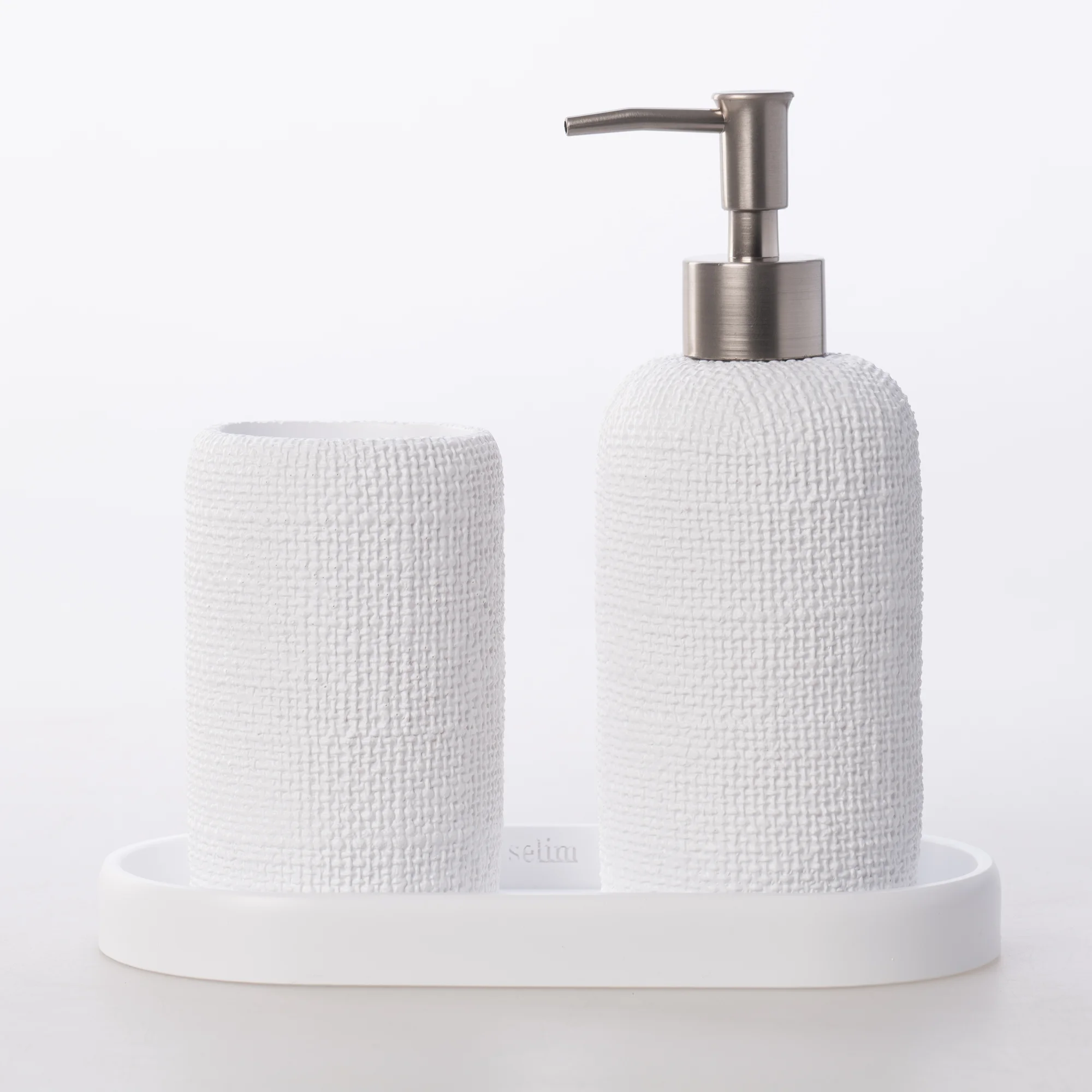 Natural Banyo Seti Beyaz