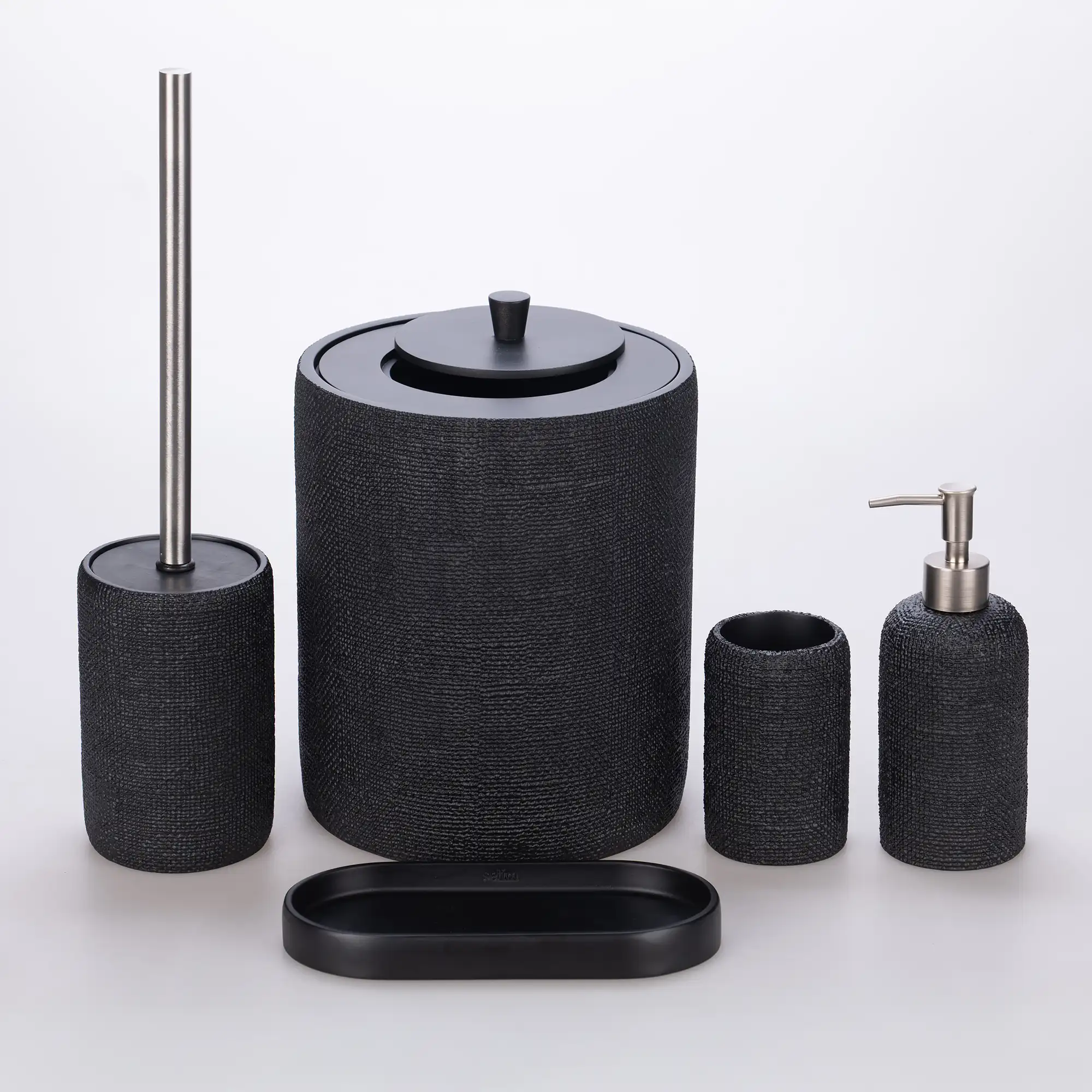 Natural Banyo Seti Siyah