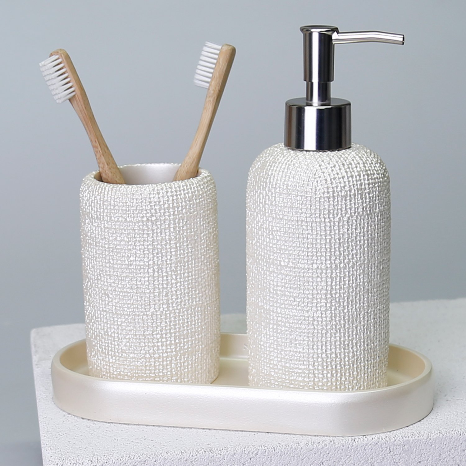 Natural Banyo Seti İnci