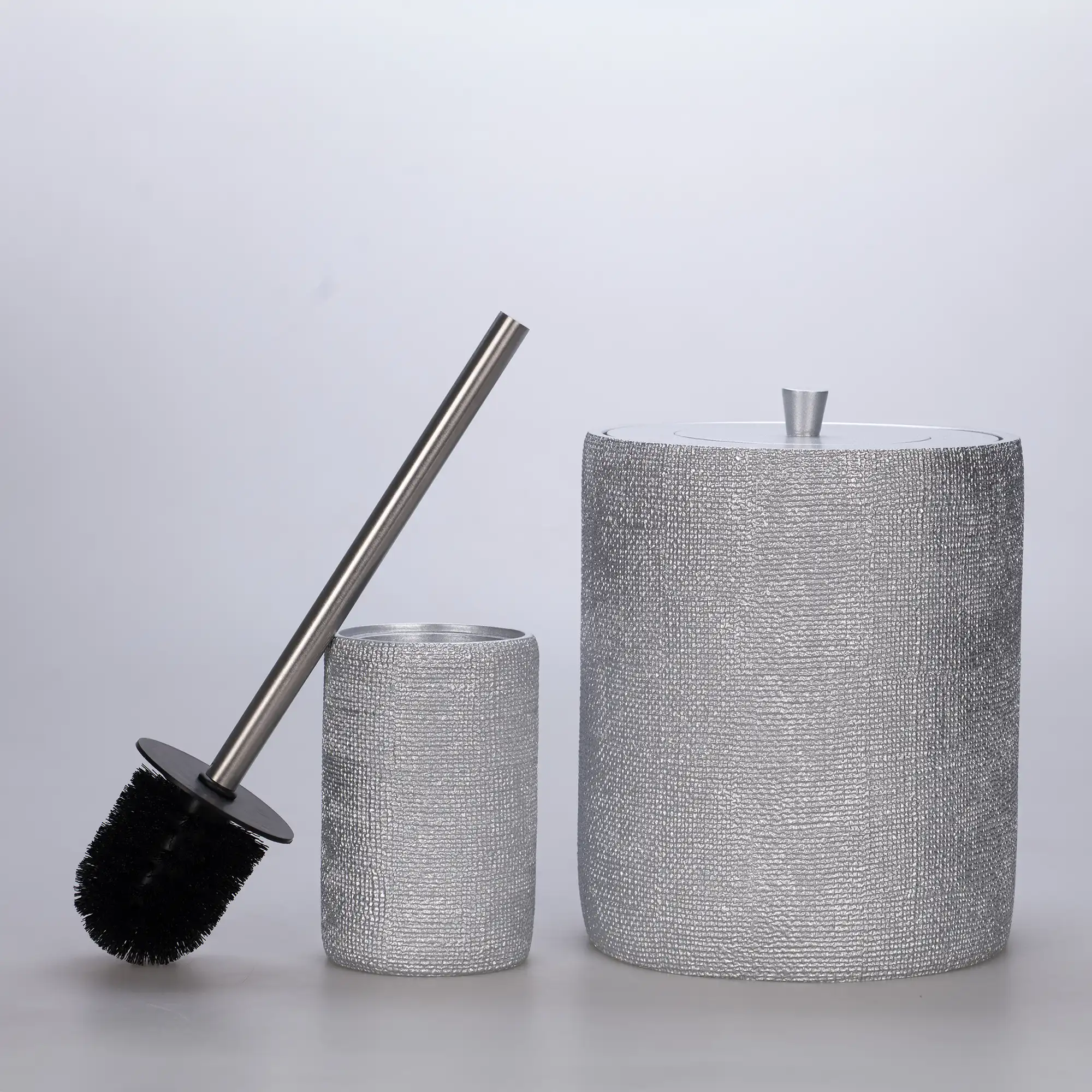 Natural  Banyo Seti Gümüş